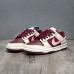 SB Dunk Low Running Shoes-Wine Red/White-1719168