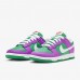 SB Dunk Low Running Shoes-Green/Purple-8834356