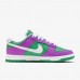 SB Dunk Low Running Shoes-Green/Purple-8834356