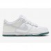 SB Dunk Low Running Shoes-White/Green-1406069