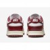 SB Dunk Low PRM“Team Red”Running Shoes-White/Wine Red-1892247