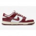 SB Dunk Low PRM“Team Red”Running Shoes-White/Wine Red-1892247