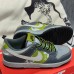 SB HUF x SB Dunk Low“Wait What!?”Running Shoes-Gray/Green-9526912