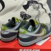 SB HUF x SB Dunk Low“Wait What!?”Running Shoes-Gray/Green-9526912