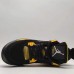 Air Jordan 4 AJ4 Running Shoes-Black/Yellow-1520753