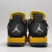 Air Jordan 4 AJ4 Running Shoes-Black/Yellow-1520753