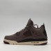 Air Jordan 4 AJ4 Running Shoes-Brown/Black-7396810