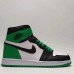 Air Jordan 1 AJ1 High Running Shoes-Green/White-5347771