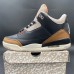 Air Jordan 3 AJ3 Running Shoes-Navy Blue/Khkai-8892486