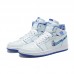 Air Jordan 1 AJ1 High Running Shoes-White/Blue-5507527