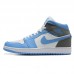 Air Jordan 1 AJ1 High Running Shoes-White/Blue-4574839