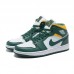 Air Jordan 1 AJ1 High Running Shoes-Green/White-2818331