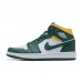 Air Jordan 1 AJ1 High Running Shoes-Green/White-2818331