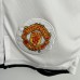 Retro 07/08 Shorts Manchester United M-U Home White Shorts Jersey-4420285