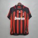 Retro 06/07 AC Milan Home Black Red Jersey Kit short sleeve (Shirt + Short)-687659