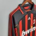 Retro 06/07 AC Milan Home Black Red Jersey Kit Long sleeve (Long sleeve + Short)-4197174