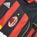 Retro 06/07 AC Milan Home Black Red Jersey Kit Long sleeve (Long sleeve + Short)-4197174