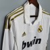 Retro 11/12 Real Madrid Home White Jersey Kit Long sleeve (Long sleeve + Short)-6271504