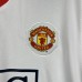 Retro 07/08 Manchester United M-U Away White Jersey Kit Long sleeve (Long sleeve + Short)-7212702