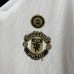 Retro 01/02 Manchester United M-U 100th Anniversary Edition White Gold Jersey Kit Long Sleeve-5879981