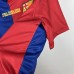 Retro 08/09 Barcelona UEFA Champions League Home Red Blue Jersey Kit short sleeve-8833657