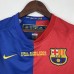 Retro 08/09 Barcelona UEFA Champions League Home Red Blue Jersey Kit short sleeve-8833657