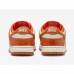 SB Dunk Low WMNS“Cracked Orange”Running Shoes-Orange/White-5244200