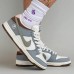 Yuto Horigome X SB Dunk Low Running Shoes-Gray/White-2531381