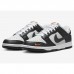 SB Dunk Low Running Shoes-Black/White-3994854