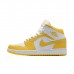 Air Jordan 1 AJ1 High Running Shoes-Yellow/White-7425504