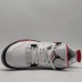 Air Jordan 4 AJ4 Running Shoes-White/Red-9577480