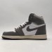 Air Jordan 1 AJ1 High Running Shoes-Gray/White-8185660