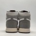 Air Jordan 1 AJ1 High Running Shoes-Gray/White-8185660