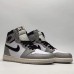 Air Jordan 1 AJ1 High Running Shoes-Gray/White-7930174