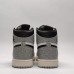 Air Jordan 1 AJ1 High Running Shoes-Gray/White-7930174