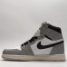 Air Jordan 1 AJ1 High Running Shoes-Gray/White-7930174