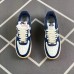 AIR FORCE 1‘07 AF1 Running Shoes-White/Navy Blue-2550542