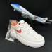 AIR FORCE 1 AF1 Running Shoes-Gray/Red-5445039