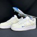 AIR FORCE 1 AF1 Running Shoes-White/Blue-2726155