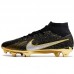 Air Zoom Mercurial Vapor XV Elite FG High Soccer Shoes-Black/Gold-5341130