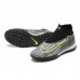 Phantom GX Elite DF Link TF High Soccer Shoes-Gray/Black-7542431