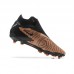 Phantom GX Elite DF Link FG High Soccer Shoes-Brown/Black-9795777