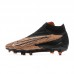 Phantom GX Elite DF Link FG High Soccer Shoes-Brown/Black-9795777