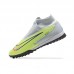 Phantom GX Elite DF Link TF High Soccer Shoes-Green/Gray-2333110