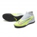 Phantom GX Elite DF Link TF High Soccer Shoes-Green/Gray-2333110