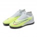 Phantom GX Elite DF Link TF High Soccer Shoes-Green/Gray-2333110