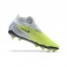 Phantom GX Elite FG High Soccer Shoes-Green/Gray-5057901