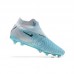 Phantom GX Elite FG High Soccer Shoes-Blue/Gray-5691458