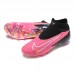 Phantom GX Elite FG High Soccer Shoes-Rose Red/Black-5868039