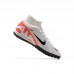 Superfly 8 Academy TF High Soccer Shoes-White/Black-4898752